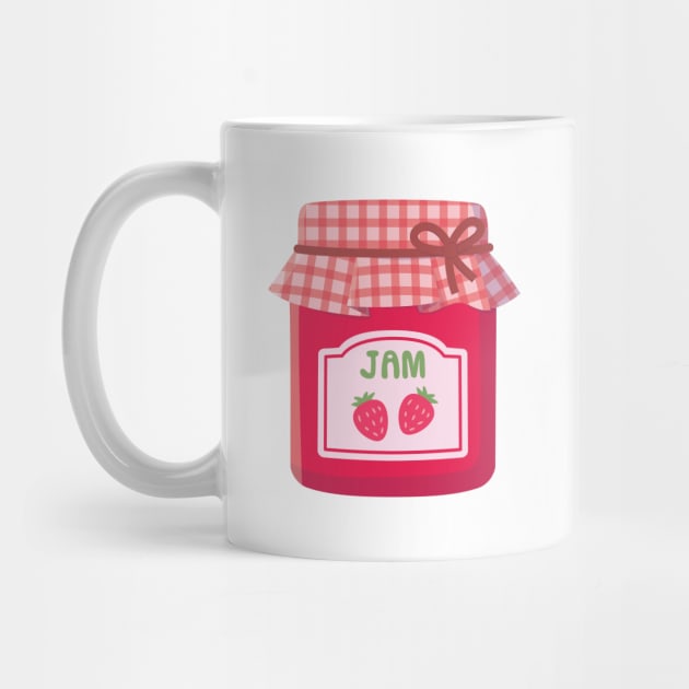 Classic Strawberry Jam Bottle by rustydoodle